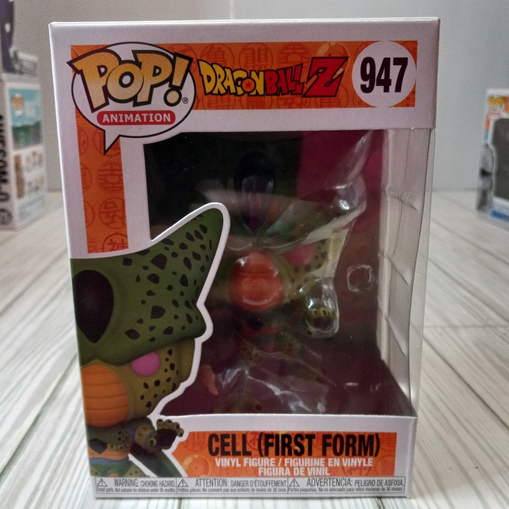 Funko Pop Anime DragonBall Z Cell (First Form) Vinyl Figure #947